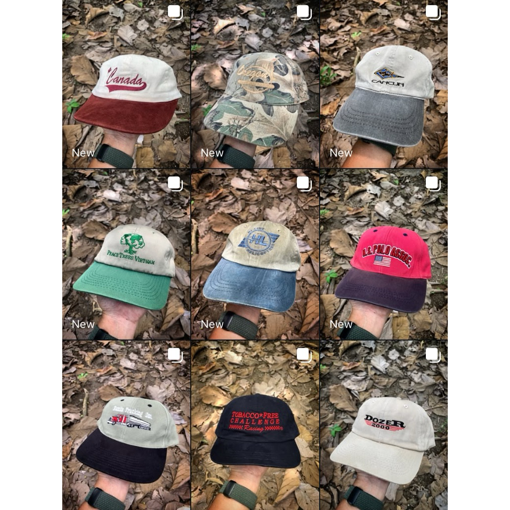 TOPI VINTAGE TWO TONE