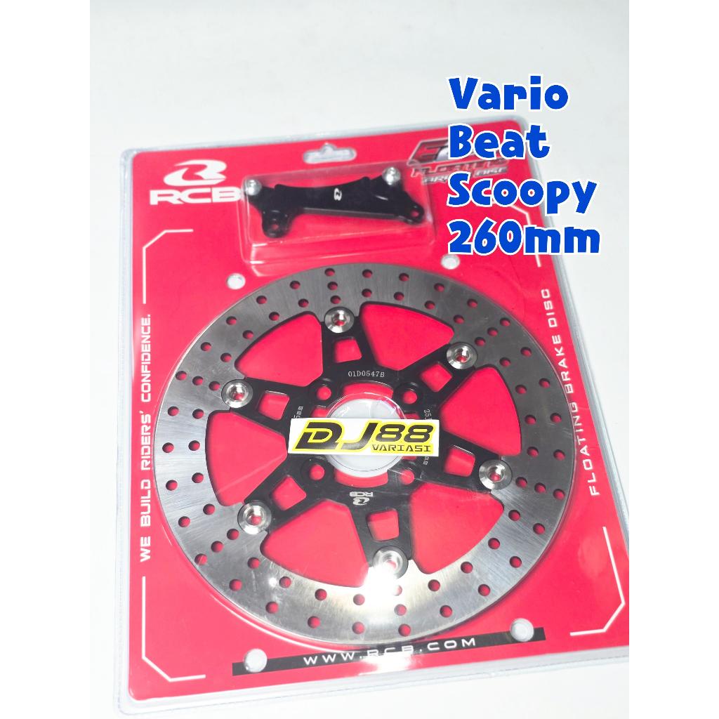 Disc Cakram rcb beat vario scoopy 260mm piringan cakram depan racing boy