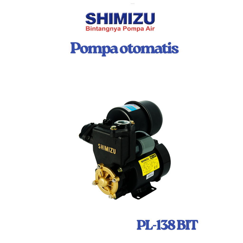POMPA SHIMIZU PL 138 BIT POMPA AIR SHIMIZU 125WATT AUTOMATIS