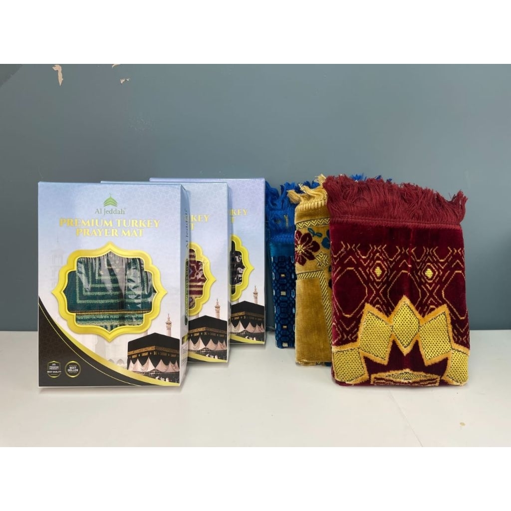 New,Parcel Oleh Oleh Sajadah+Box Mewah Turki Sajadah Premium