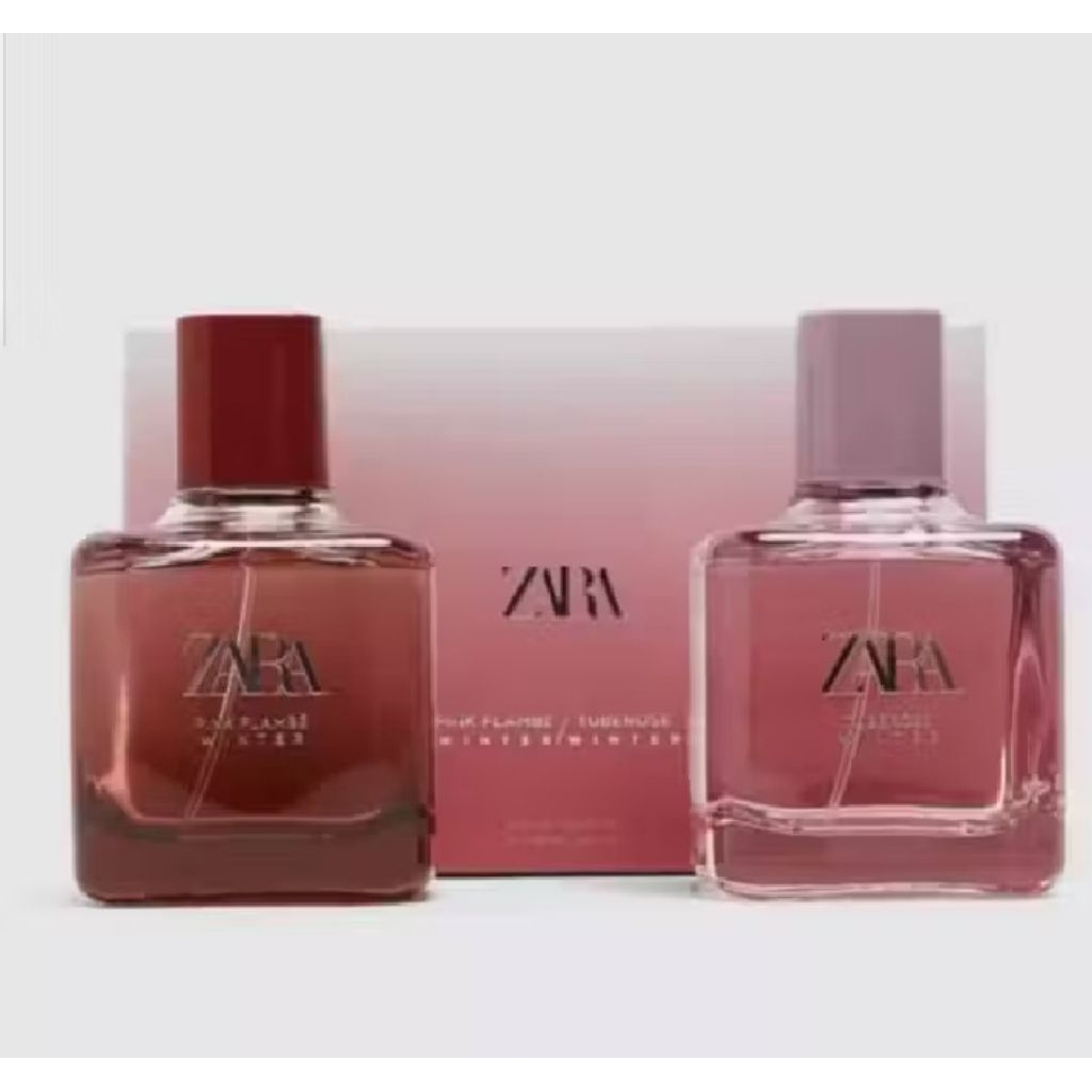 Parfum Original Zara Pink Flambe Winter 100ml + Zara Tuberose Winter 100ml - Parfum Wanita