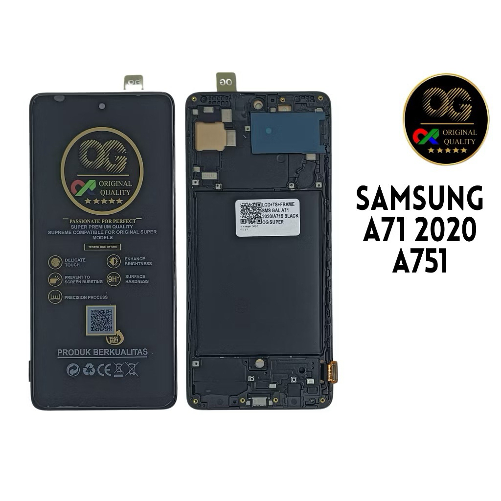 LCD SAMSUNG A71 2020 / A715 FULLSET + FRAME