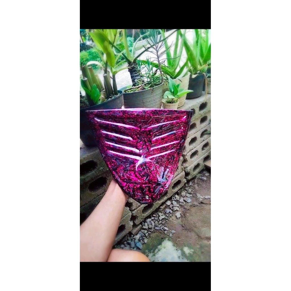 Cover Mesin Jupiter Mx 135 new, Karbone forged