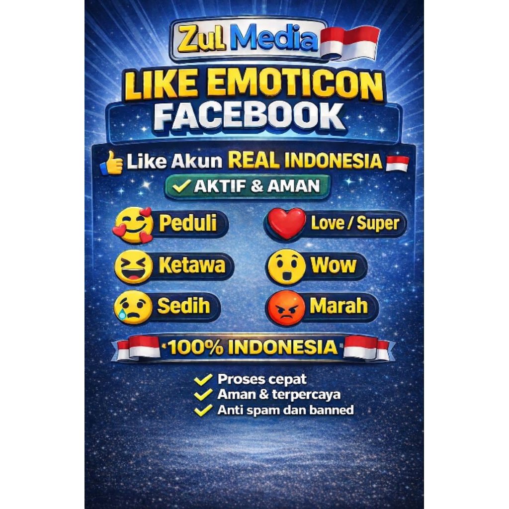 LIKE FACEBOOK INDONESIA REAL AKUN AKTIF