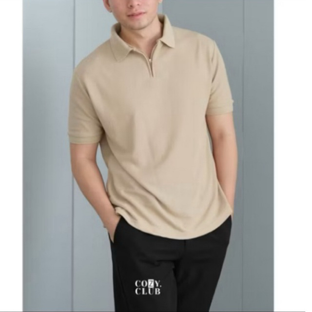 Polo Shirt Half Zip