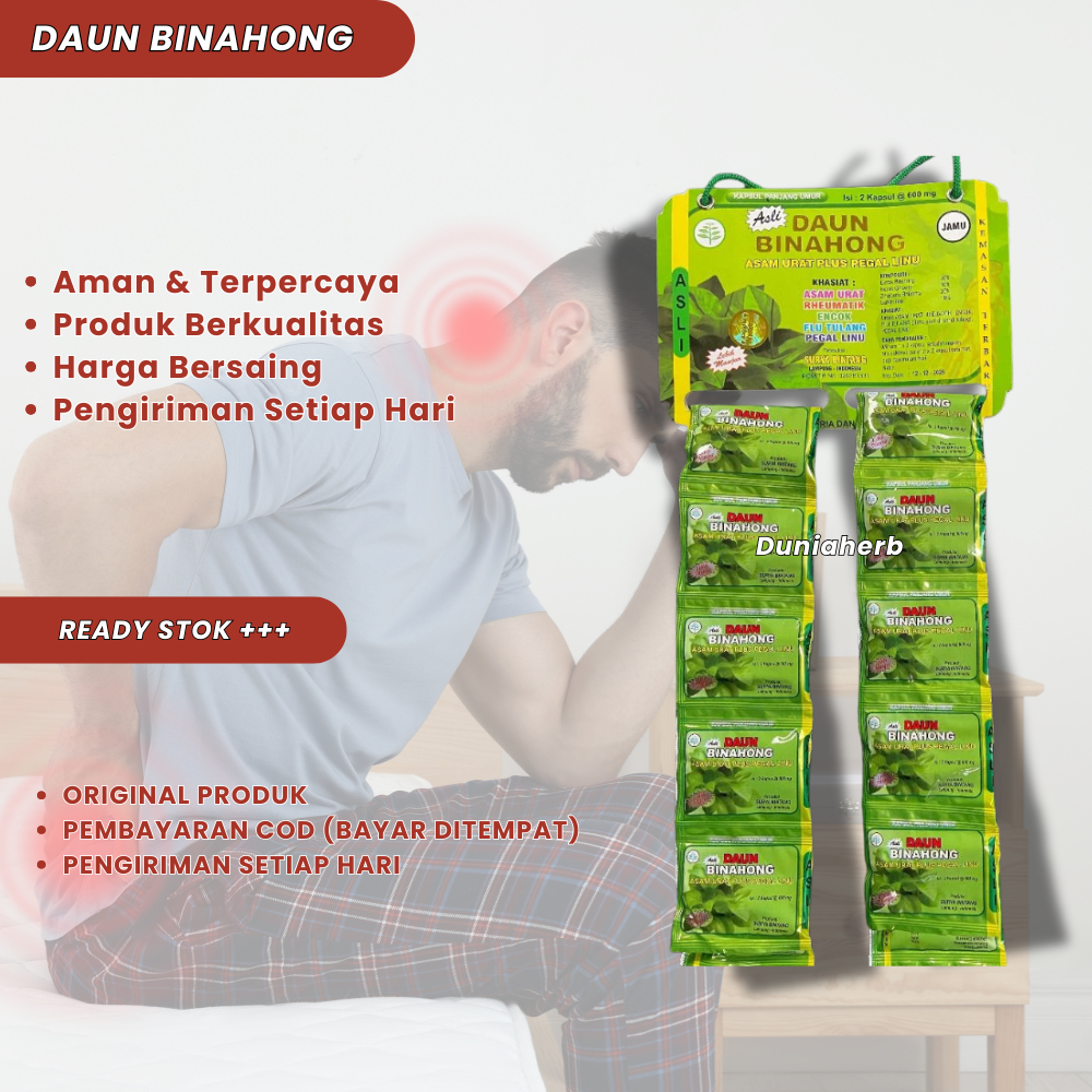 Kapsul Daun Binahong Renceng 20 Sachet Original