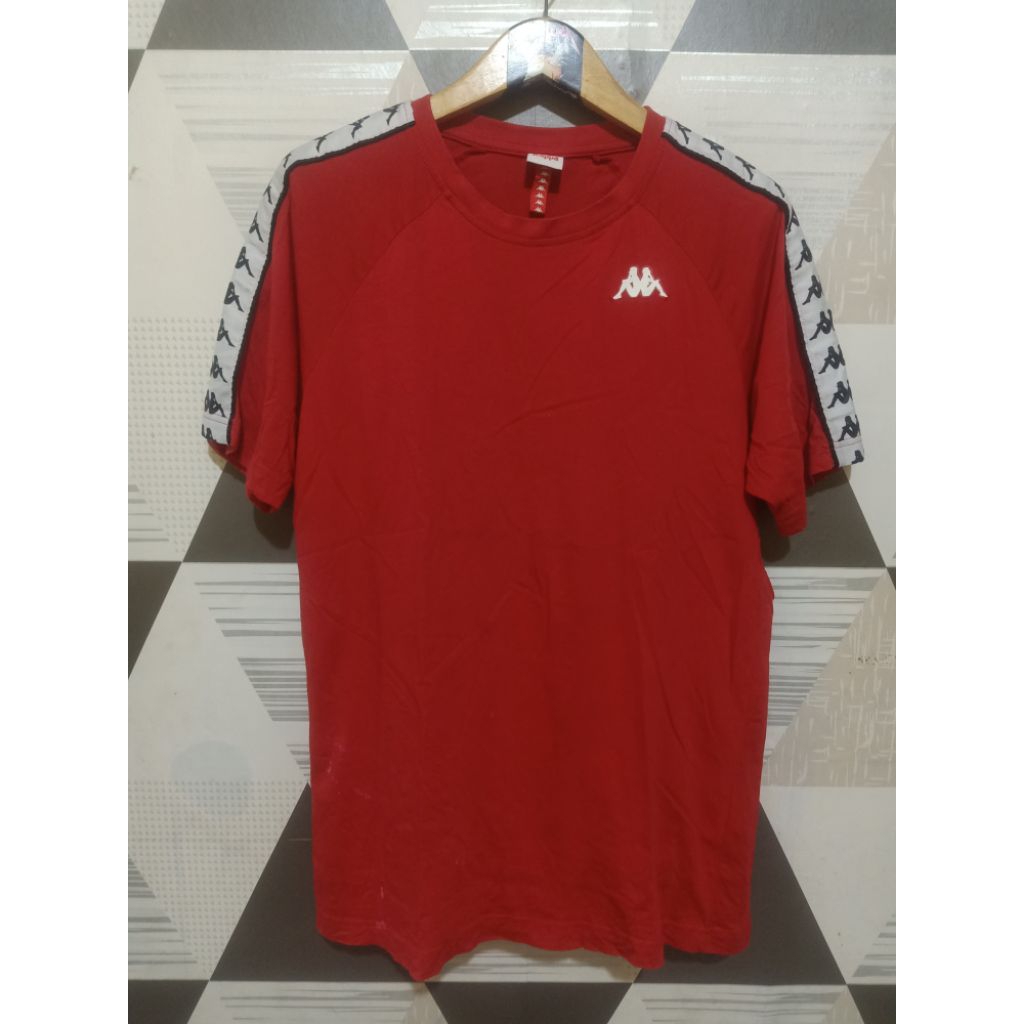 Tshirt Kappa Red Tapped