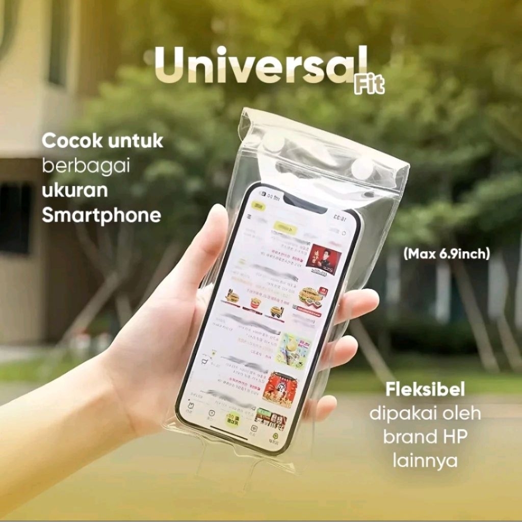 Kantong HP Waterproff pelindung anti air