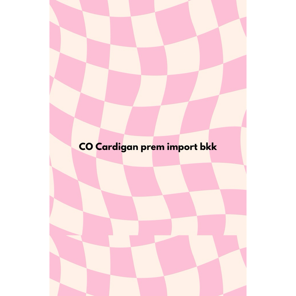 Cardigan import bangkok barang baru