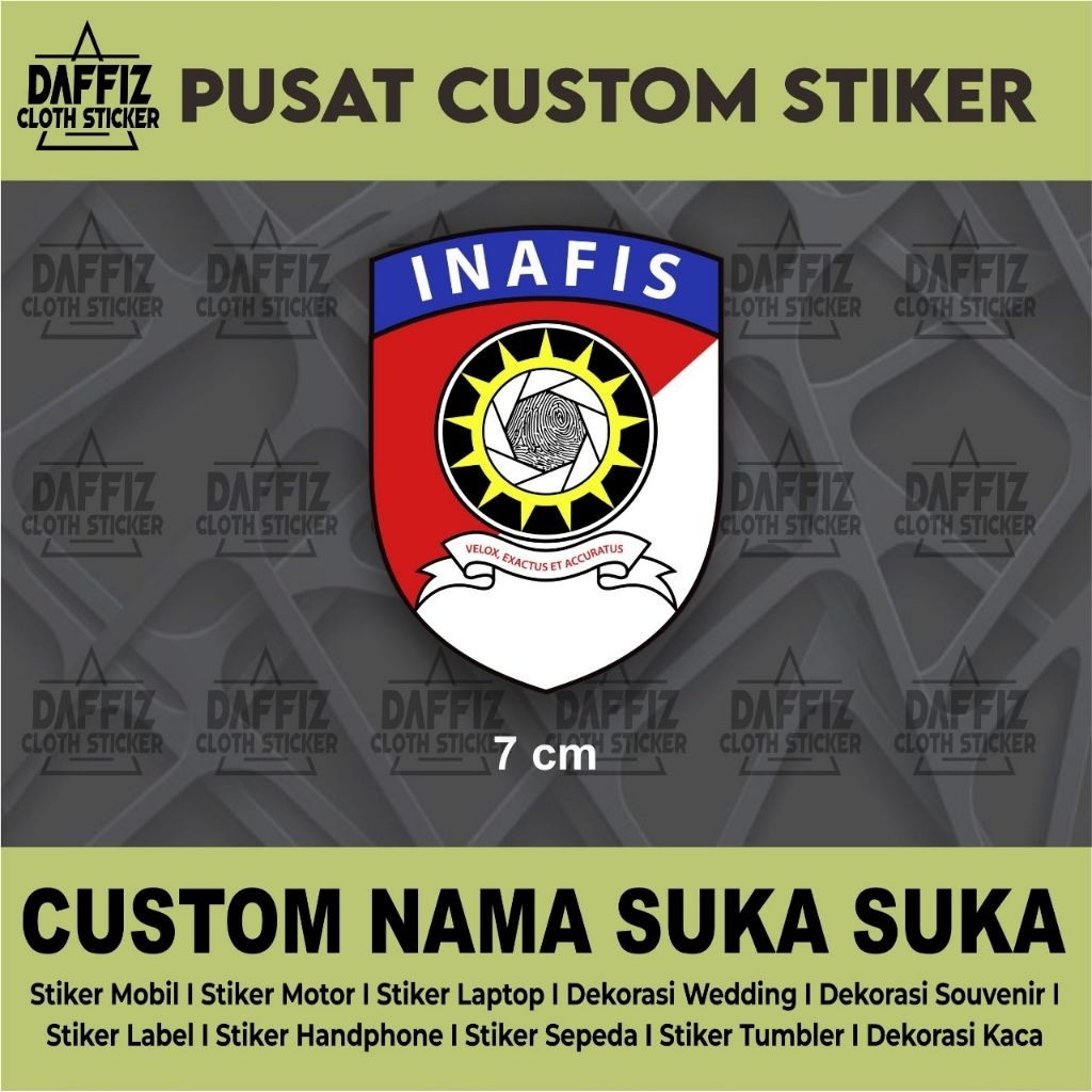STIKER VINYL LOGO INAFIS