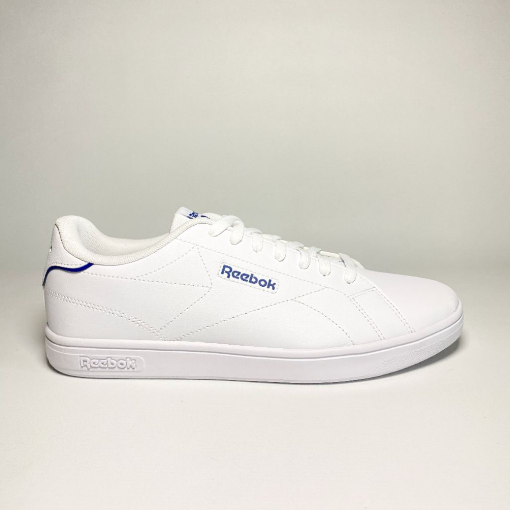 Reebok Court Clean Men's Casual Shoes - White/Navy/Blue Unisex