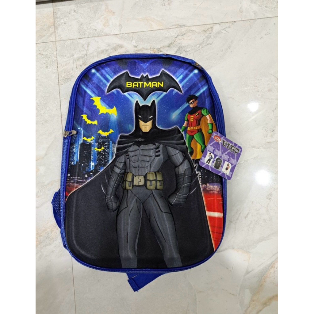 Tas anak Batman dan transformers Original