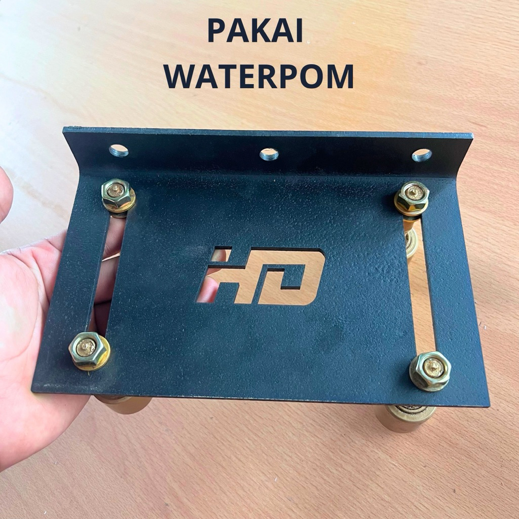 (GROSIR) Braket Roda Besi Pagar ||Bracket Pagar||Roller nylon||Rumah Roda Waterpom Pagar Besi // 1 S