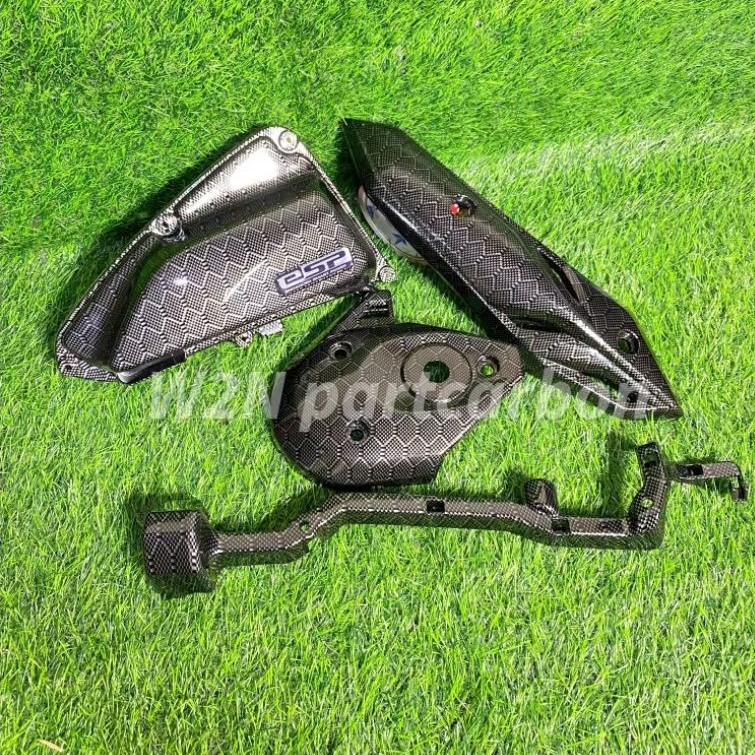 PAKET CARBON CELUP BEAT DELUXE GEN 1 COVER FILTER BEAT DELUXE GEN 1 COVER CVT COVER SENSOR COVER KNA