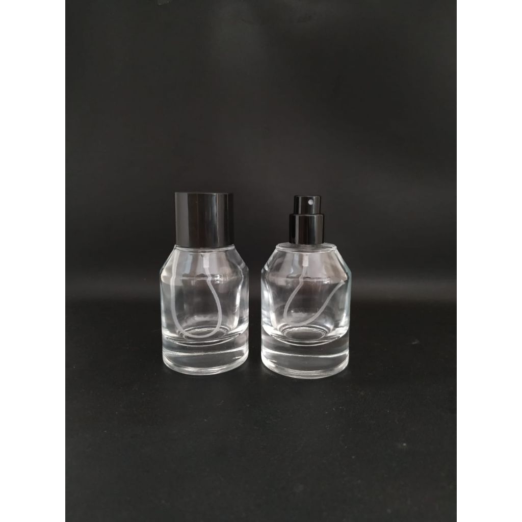 BOTOL HERTIC 30ML TYPE SEMI PRESS TUTUP HITAM DOFF
