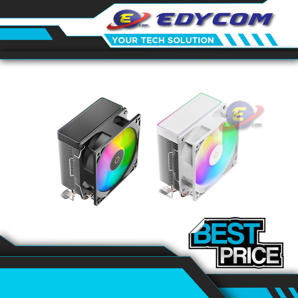 OCYPUS Gamma A20 ARGB CPU COOLER - Dual HeatPipes 92mm Fan