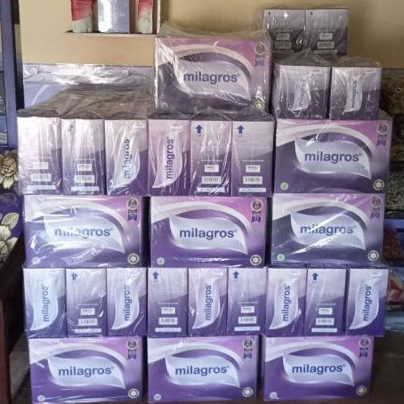 1 Dus Isi 12 Botol Milagros Original 100% 612ml Air Kesehatan Alkali PH Tinggi - Air Minum Milagros 