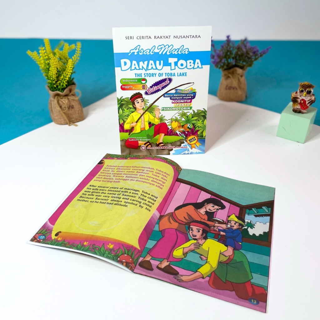 SERBAJAYA CERITA RAKYAT NUSANTARA DANAU TOBA - Buku Cerita Anak Dongeng