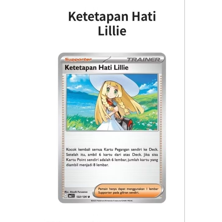ketetapan hati lillie tcg pokemon indonesia