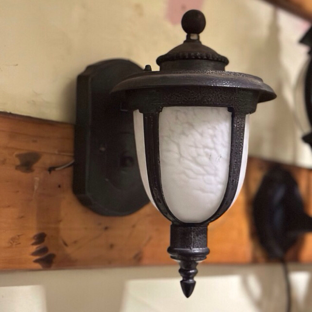 Lampu Taman Model Obor Vintage Teras Dinding Gantung