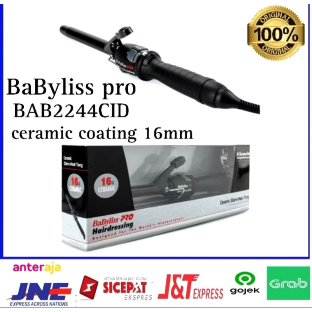 Catokan rambut keriting BaByliss pro BAB2244CID catok rambut curly 16mm