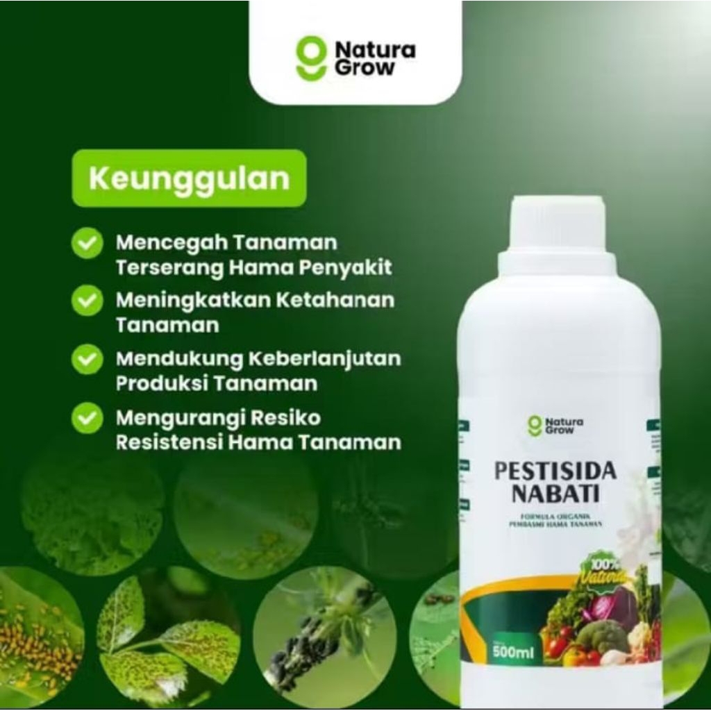 Pestisida Nabati Organik 500ML  Pekarangan Untuk Pengendali Hama Dan Tanaman
