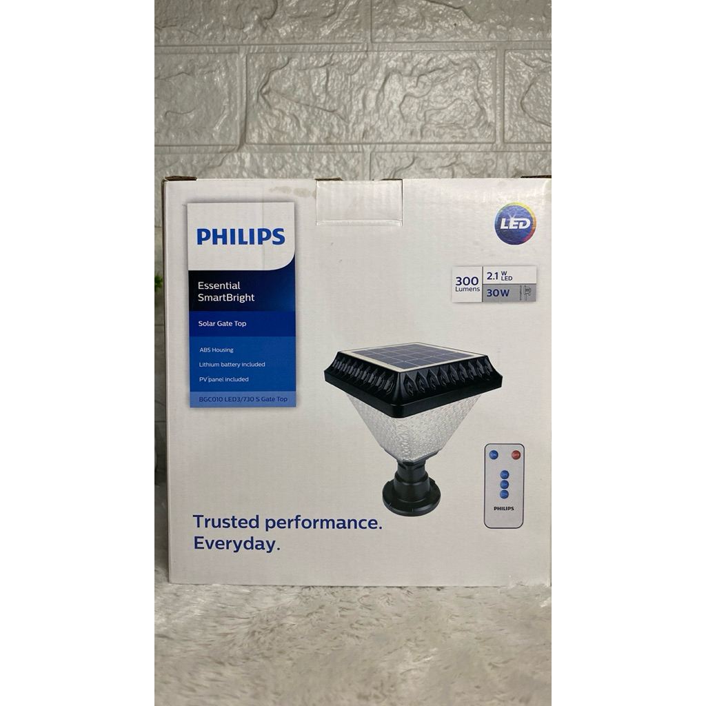 Philips Lampu Taman SmartBright Solar Bollards Kuning