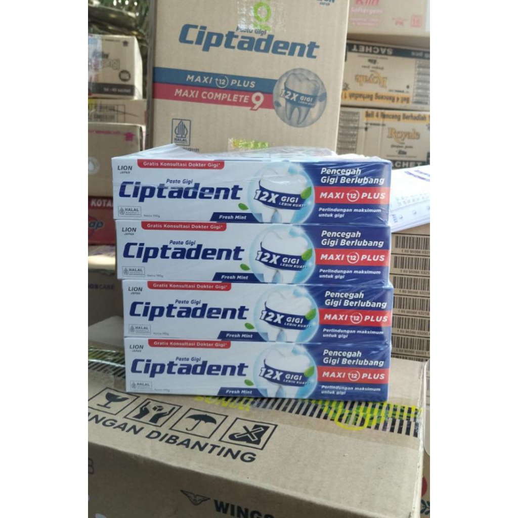 1 dus isi 24 pcs pasta gigi ciptadent 190 gr harga murah grosir sembako bandung