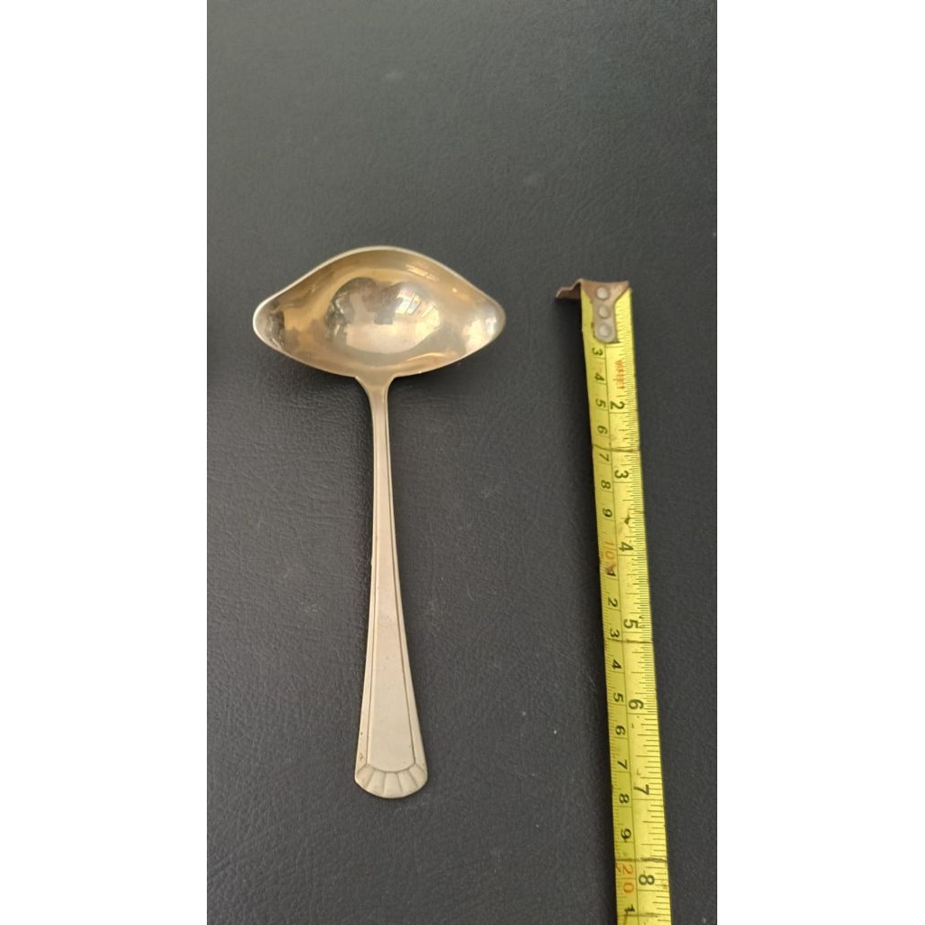 Sendok sayur kuno alpaka