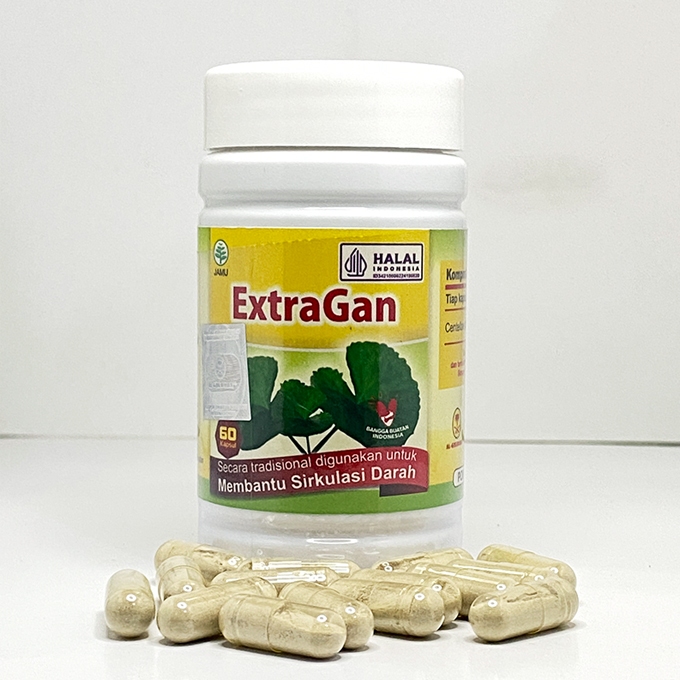 EXTRAGAN Asli 100% Original Kapsul Ekstrak Daun Pegagan