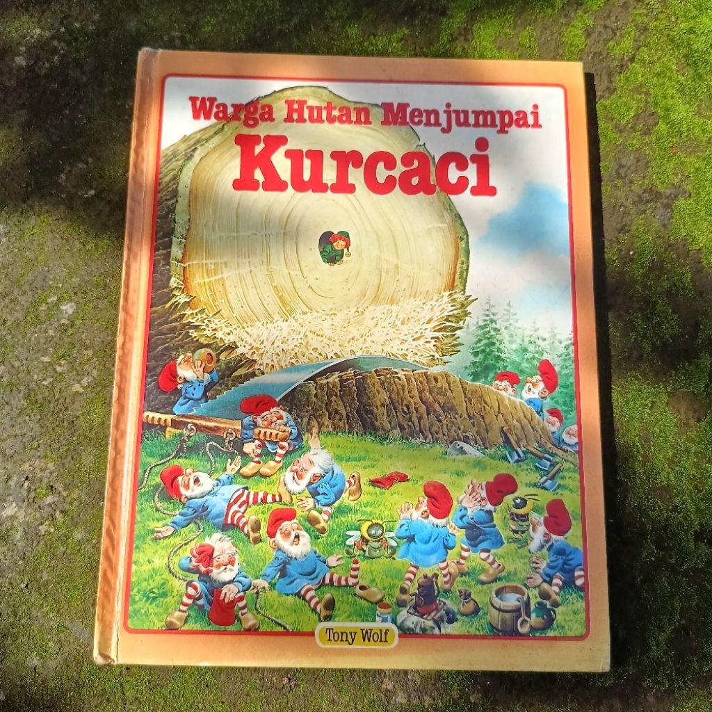 buku Tony Wolf Warga Hutan Menjumpai Kurcaci, old vintage