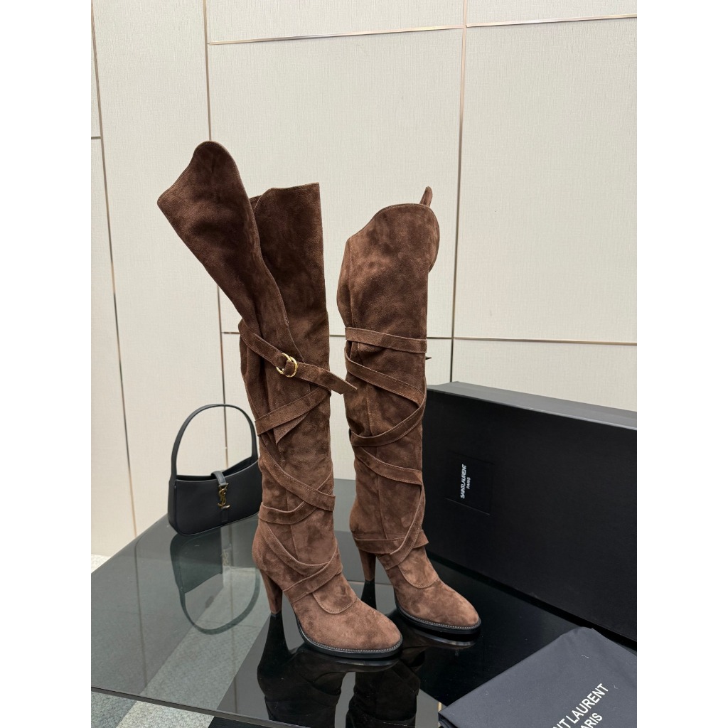 Boots YSYur Janis Belted Over Knee High Boots