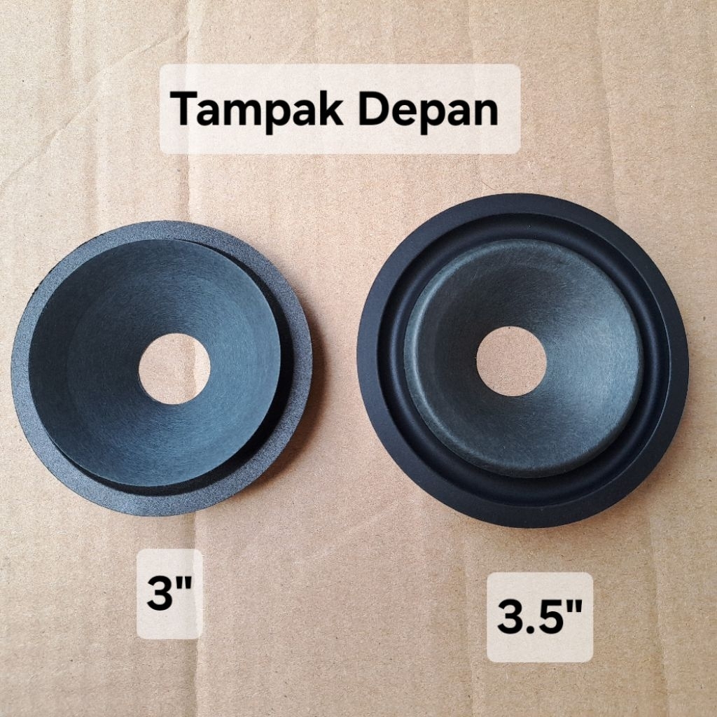 Daun Speaker Fullrange dan Woofer Ukuran 3inch 3.5inch