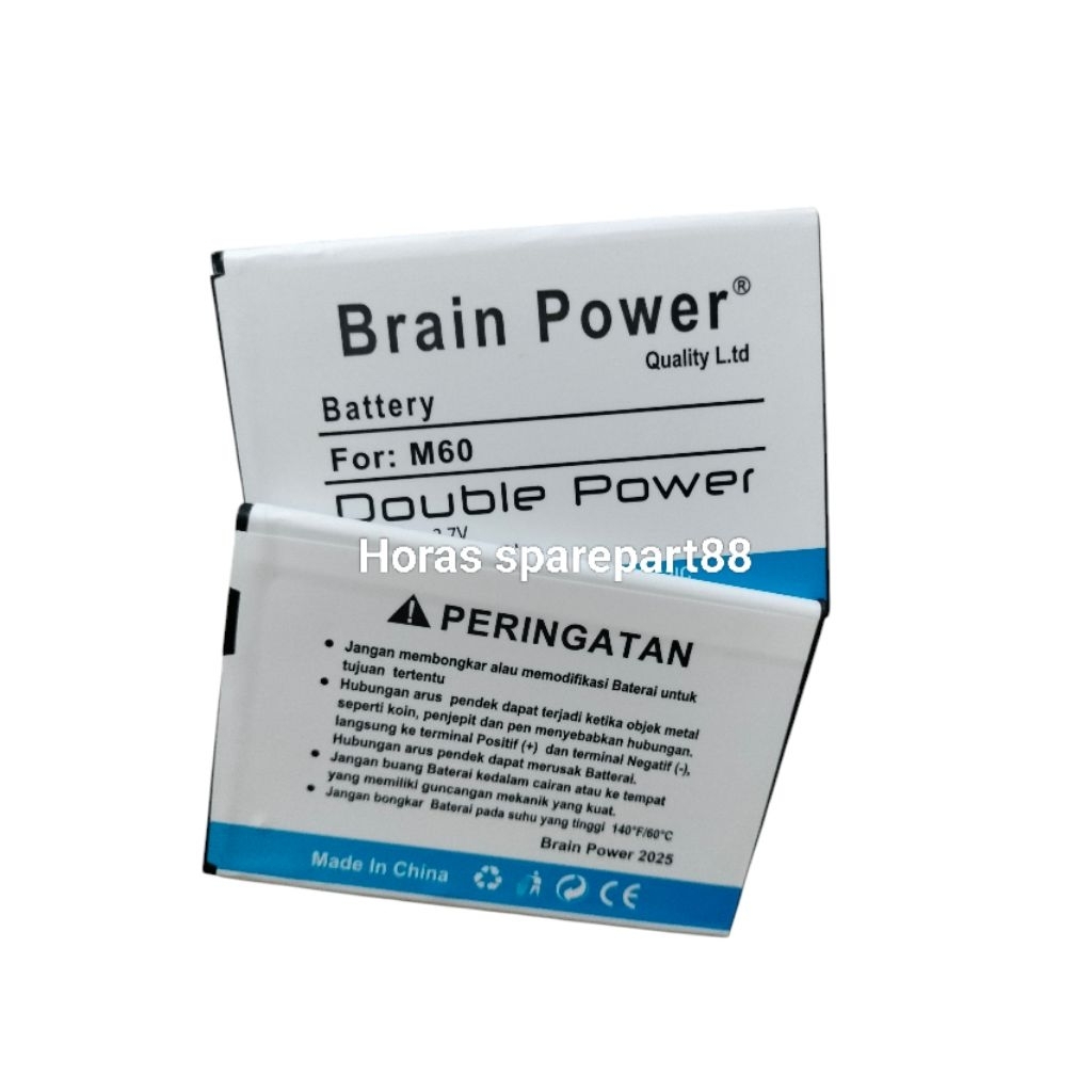 Baterai Evercoss M60 / M60A Batre hp Evercoss M 60 double power