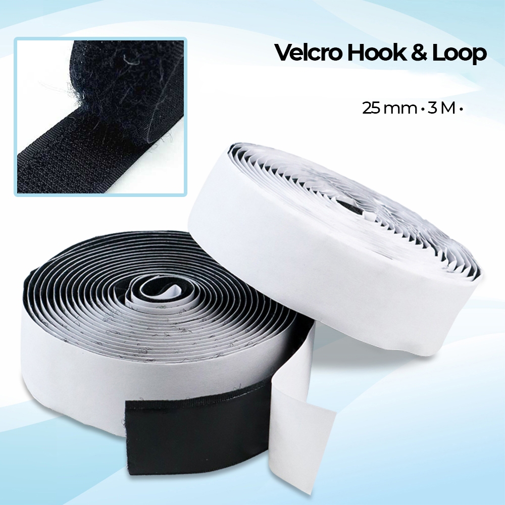 SBTeng Velcro Hook and Loop Magic Nylon Sewing Tape 25mm - RI210
