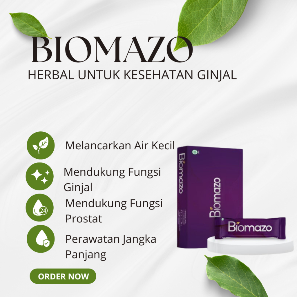 Biomazo Suplemen Herbal Ginjal Prostat Original Indonesia