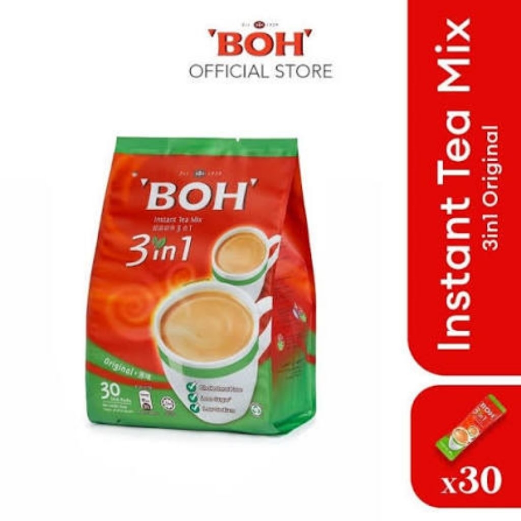 Teh tarik boh 3in1 original 30pcs teh tarik boh original made malaysia