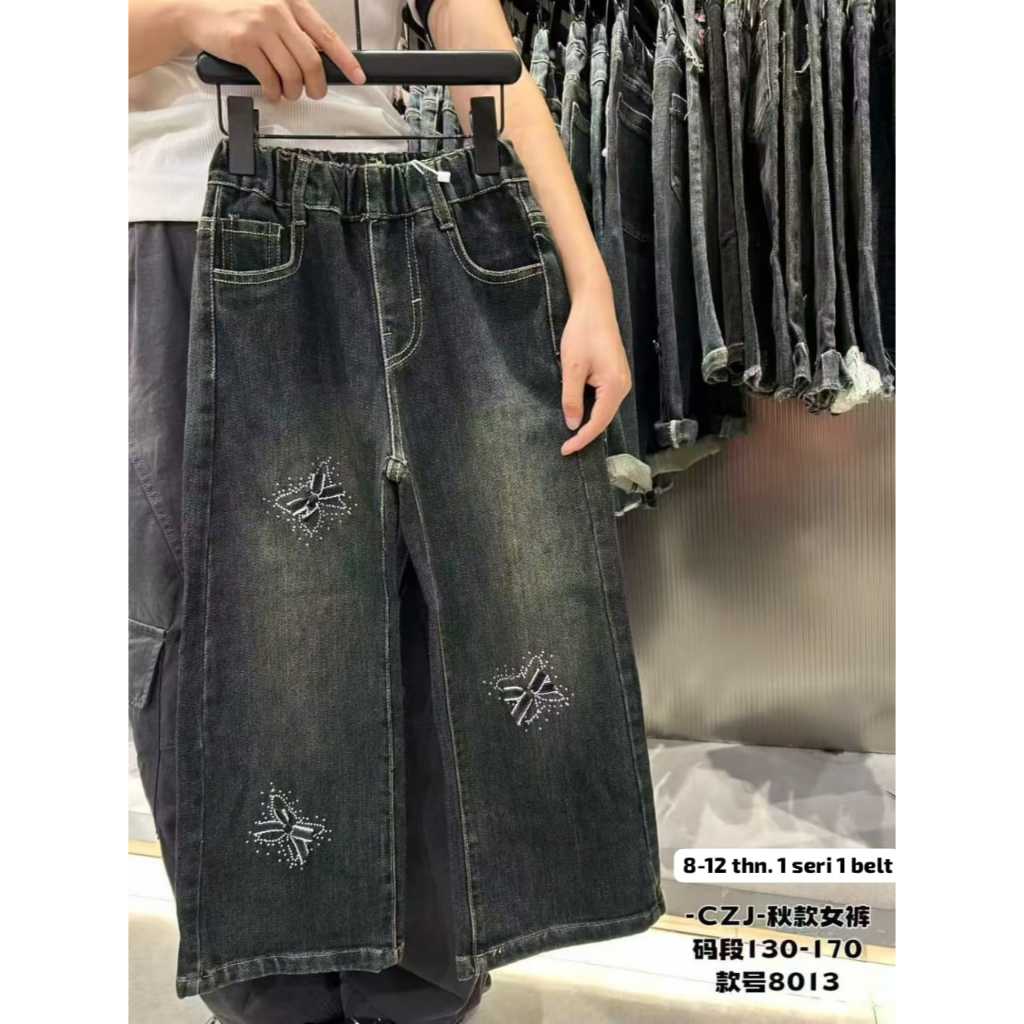 Celana Jeans Anak Black Retro Art.1393