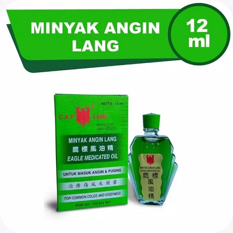 MINYAK ANGIN PPO cap LANG 12ML EAGLE MEDICATED OIL