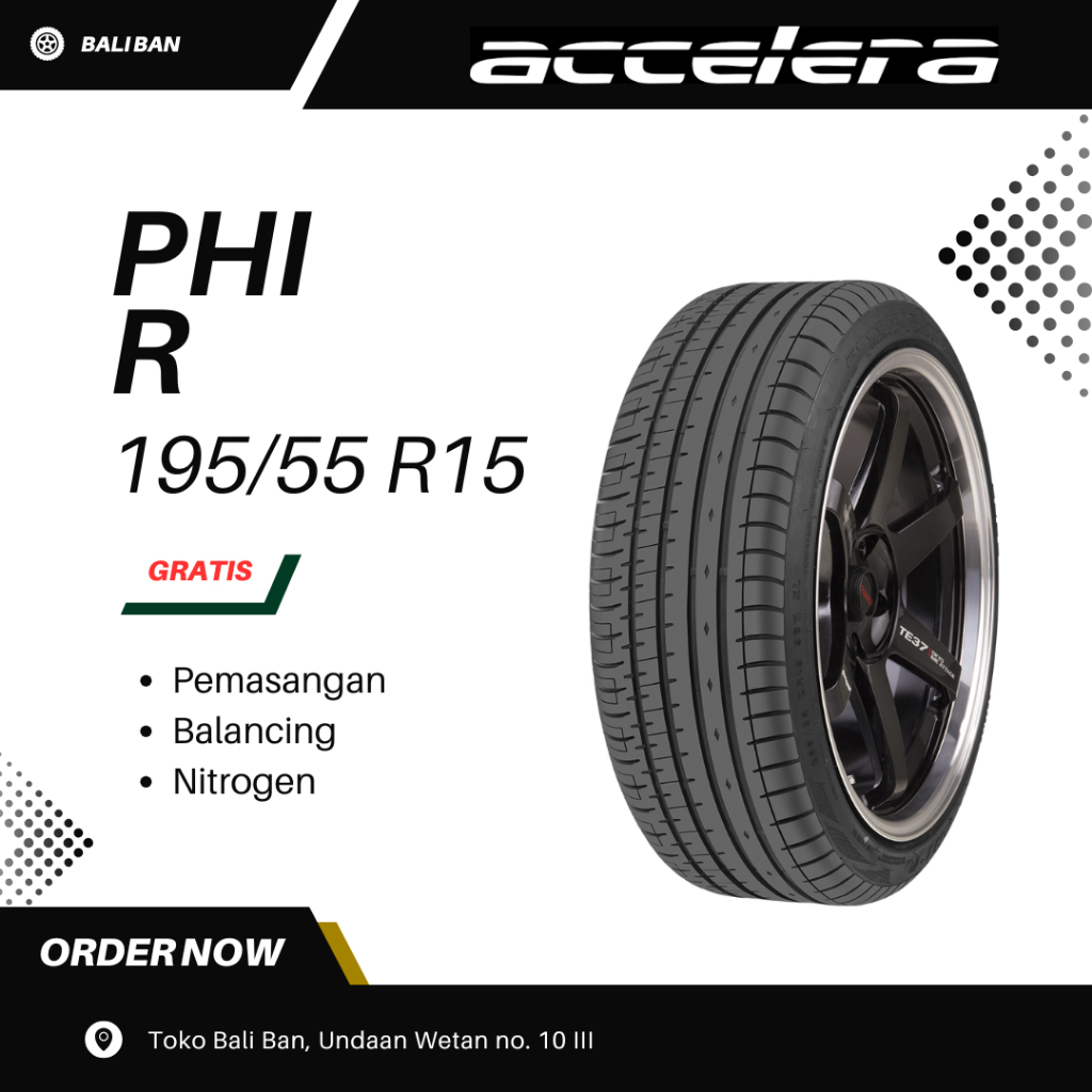 Ban Accelera PHI R 195/55 R15