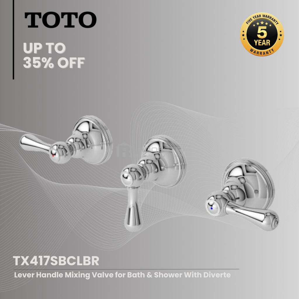 Kran Tanam Mixer with Diverter TOTO TX417SBCLBR / Mixing Valve with Diverter TOTO