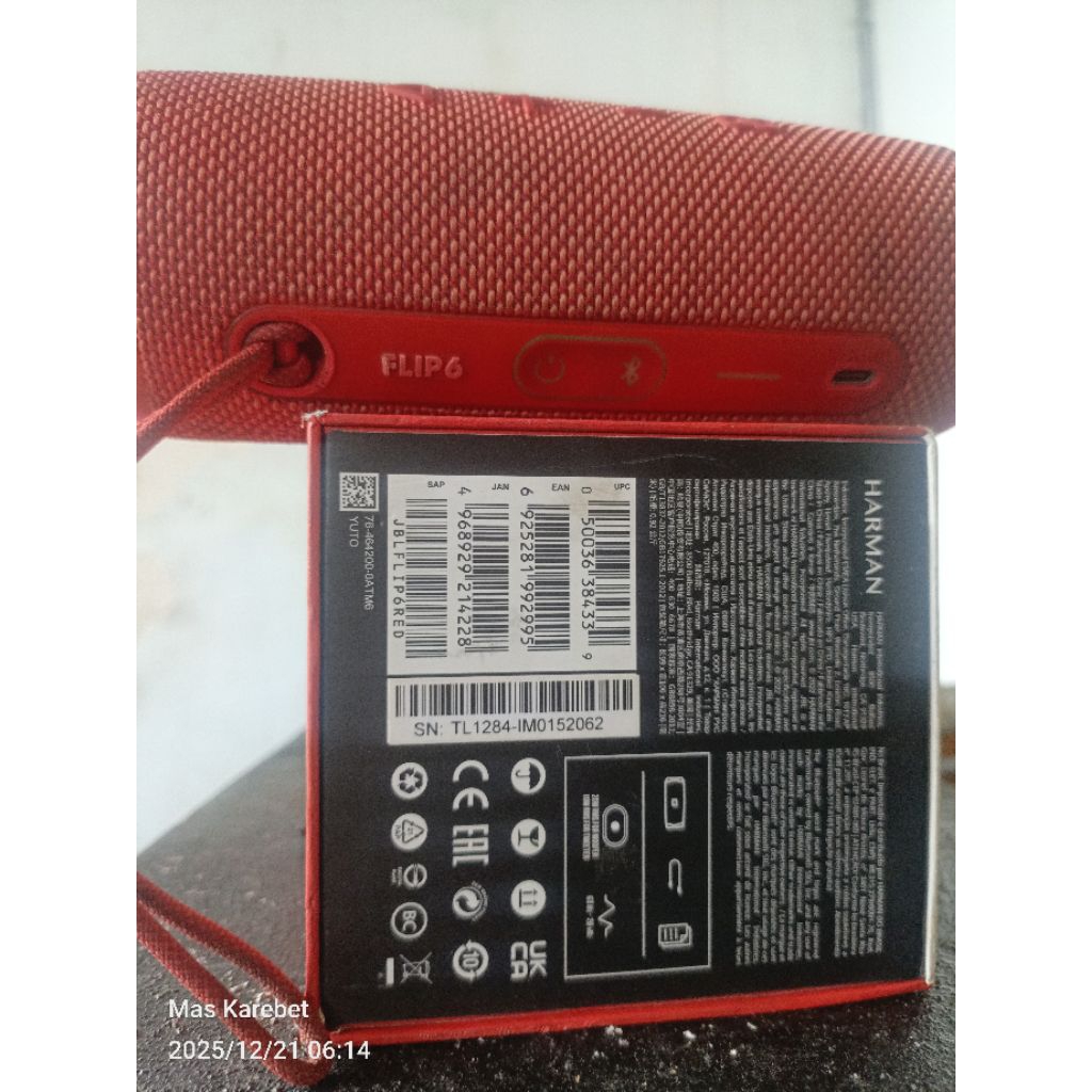 JBL flip 6 original IMS seri TL
