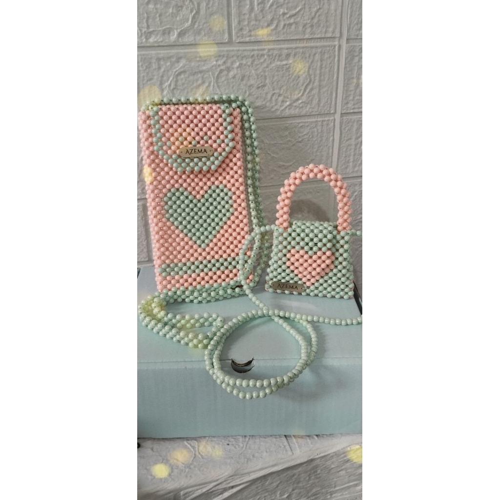 Tas manik manik hp ++ tas mini