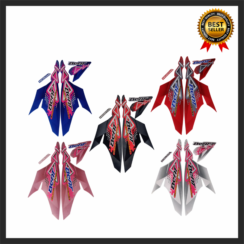Striping Stiker List Body Standar Motor Honda Beat Karbu 2011 Standar List Stiker Beat Karbu 2011
