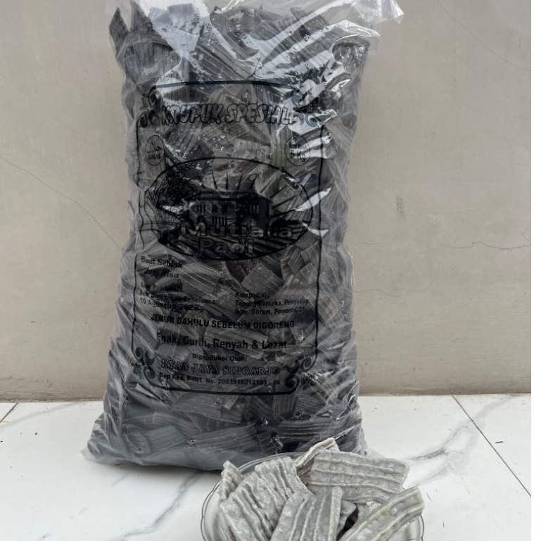 KERUPUK MENTAH JENGKOL ASBES KEMASAN 5 KG