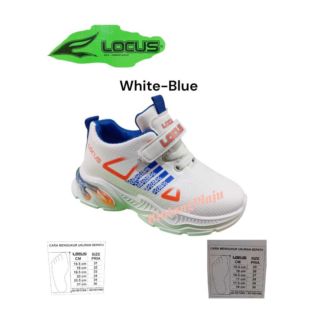 LOCUS TEE SEPATU SPORT ANAK PRIA DAN WANITA