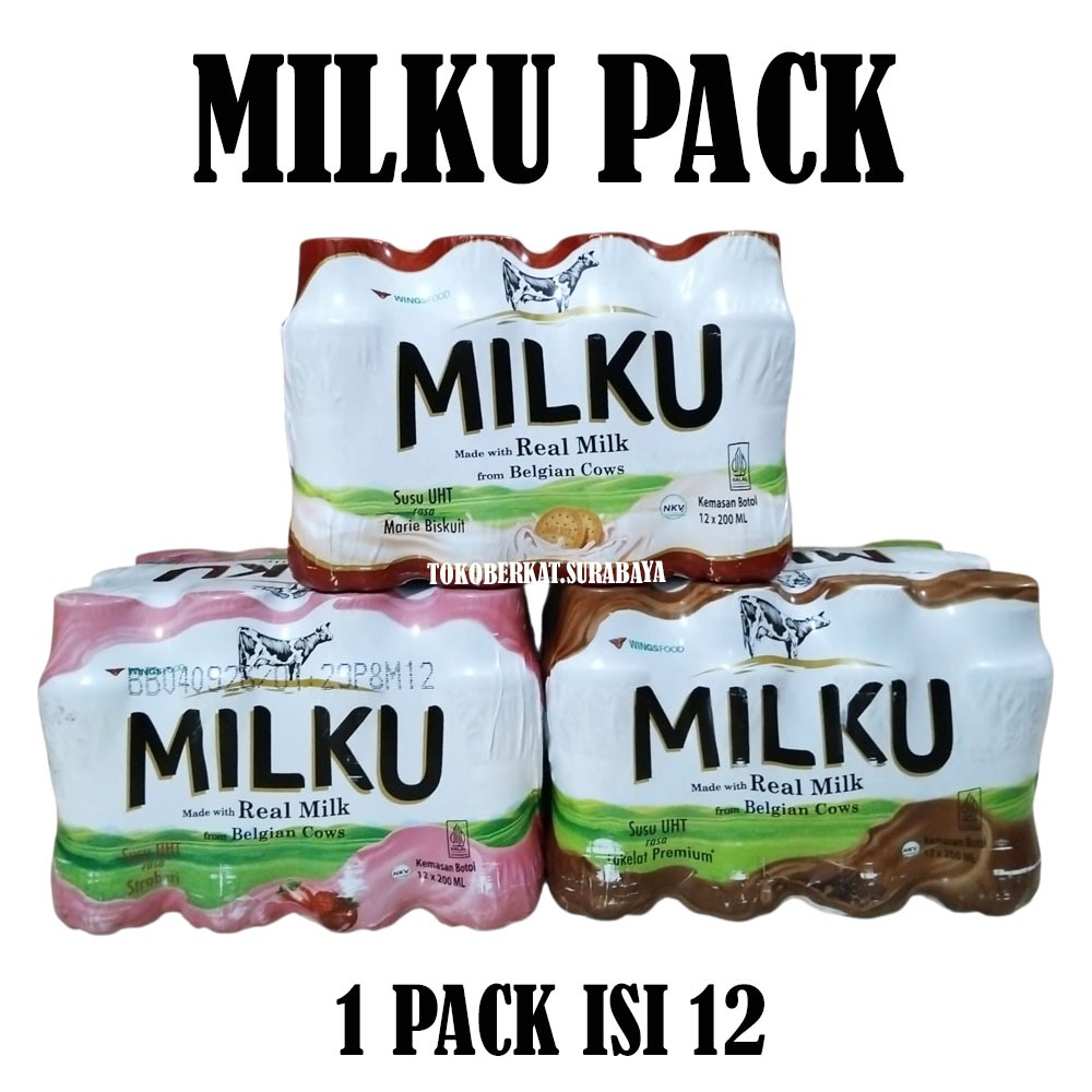 SUSU MILKU PACK ISI 12 BOTOL