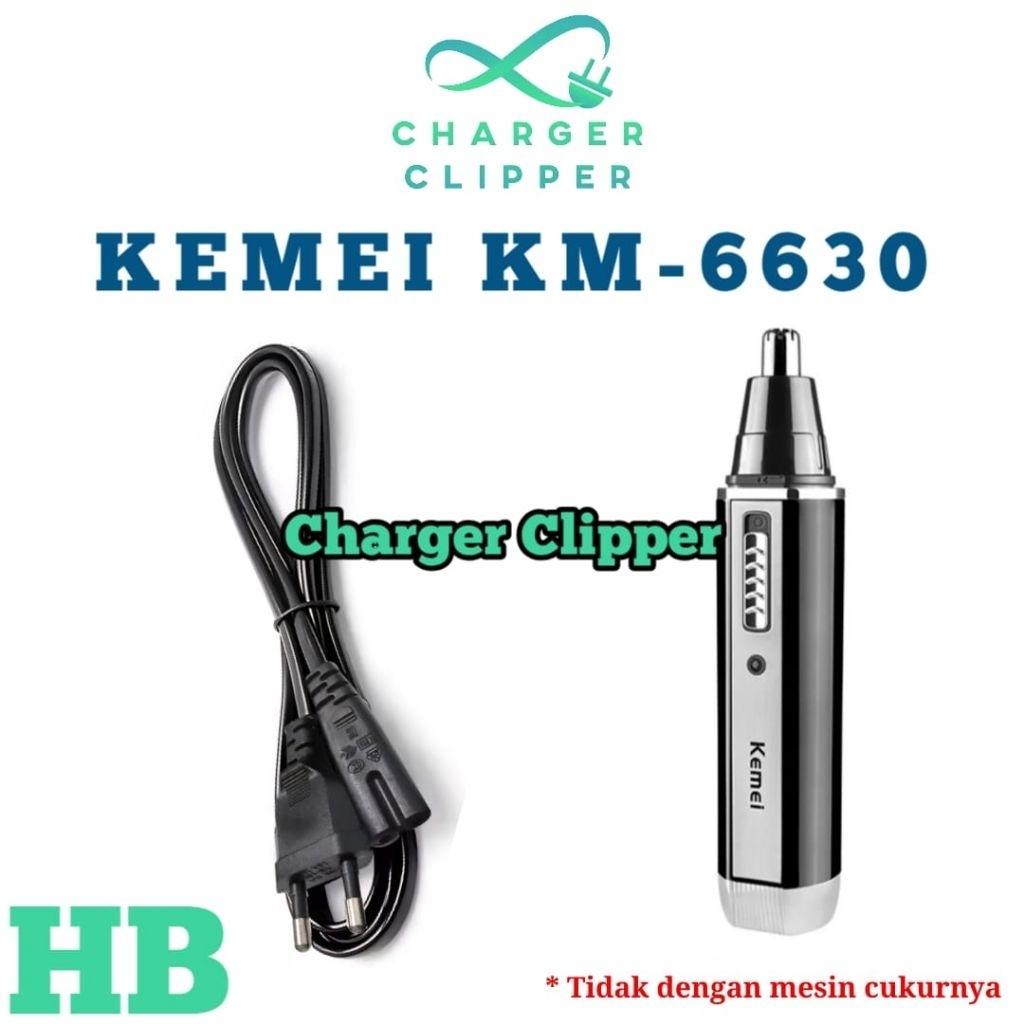 Kabel Charger Kemei 6630 Pengisi Daya Mesin Cukur Kemei Charger Clipper #CP