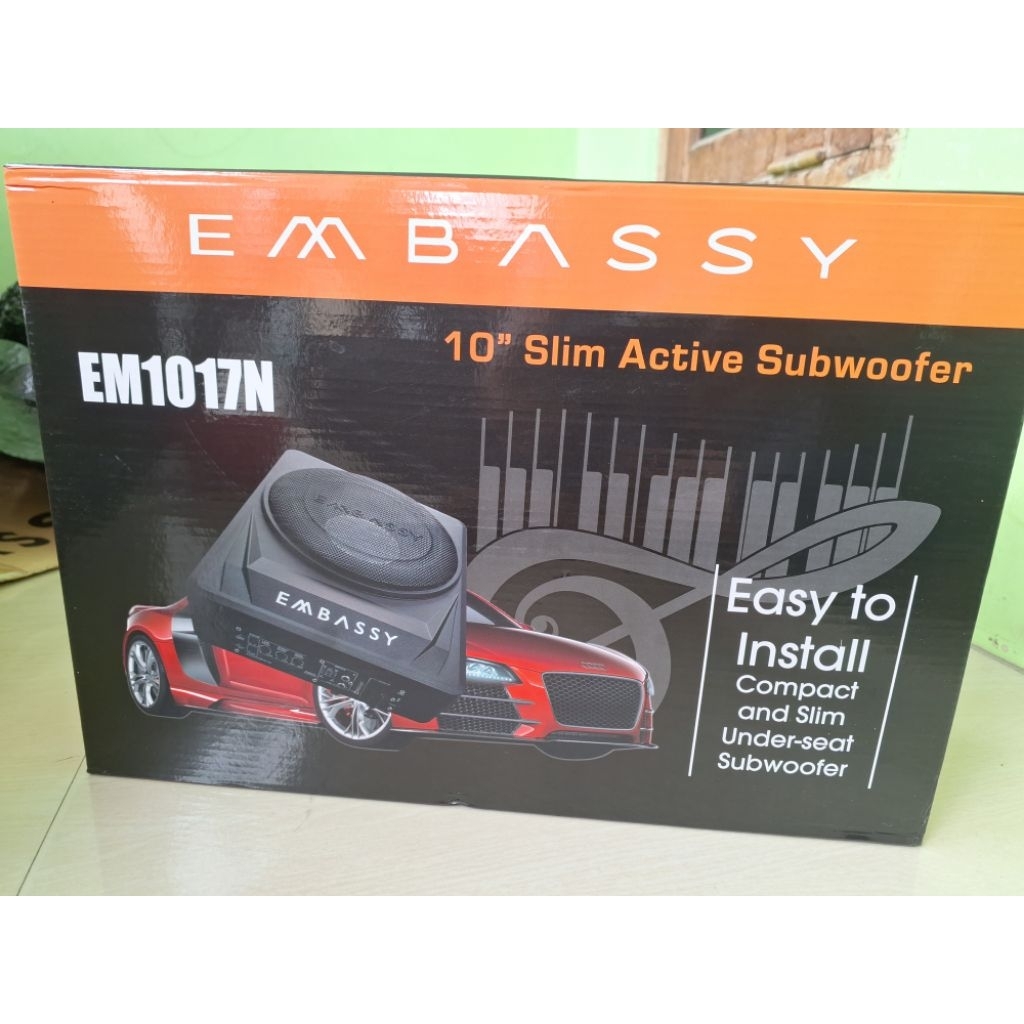 subwoofer kolong 10 Inci Embassy