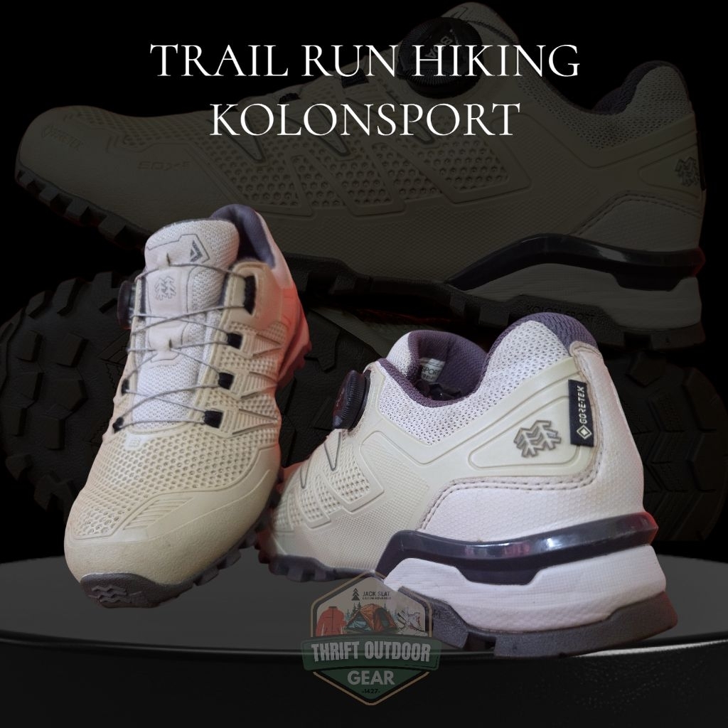 Sepatu hiking trail run KOLON SPORT size38-39